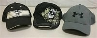 Three Hats Including Under Armour