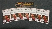 Large Snap-On Sticker With Seven 1990 Calendars