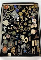 Vintage Jewelry, Pins, Brooches, Some Silver