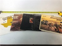 Set of Five Country Vinyl Records