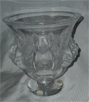 Stunning Lalique Italian Crystal Bird Vase