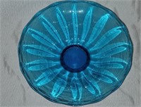 Beautiful Blue Steuben Glass Bowl