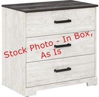 Scratch and dent, three drawer chest, EB4121-143
