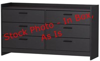 Scratch & dent, six drawer dresser, EB208752B9