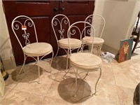 White Garden Bistro Chairs