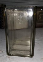 antique glass battery holder