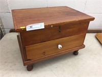 Softwood Miniature Chest w/Lower Drawer
