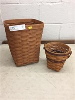 (2) Longaberger Baskets