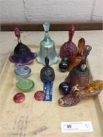 Tray Assorted Art Glass