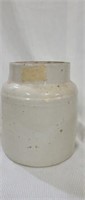 Vintage pottery storage vessel