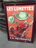 French Automotive Goggle Advertisement