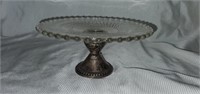 Sterling Weighted Crystal Top Dish