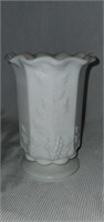 Authentic Milk Glass Grape Pattern Vase