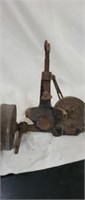 Vintage hand operated metal grinder