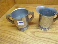 Hammered Aluminum Mugs