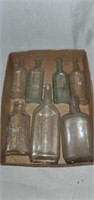 7 Vintage St. Jospeh's, Pinex, Sloan's Bottles
