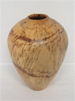 Turned Wooden Vase - by Tony DeMasi (Spalted Gum)