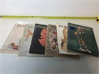 Set of Six Vintage 1960s Playboy Magazines