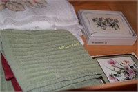 Assorted Candles & Cocktail napkins, Place Mats &