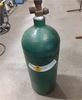 Oxygen welding tank