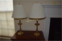 2 Brass Lamps