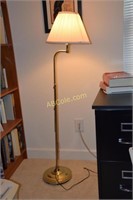 Brass Floor Lamp & Desk Lamp