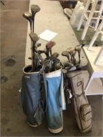 LOT OF GOLF CLUBS