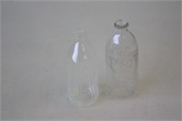 2 Vintage Measuring Bottles