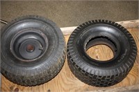 2 Garden Tractor Tires 15 x 6.00 - 6