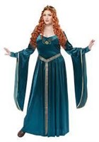 Lady Guinevere Adult Costume. Size Plus 1X.