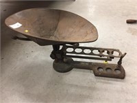 Early Cast Iron Countertop Balance Scale