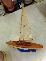 Early Wooden Pond Boat