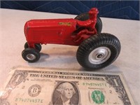 Early 5" Red ARCADE Metal Toy Tractor