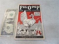 Early 40's? Quaker Oats Cock Chicken Catalog
