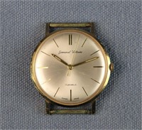 Men's 14k Gold Germinal Voltaire Wrist Watch, Runs