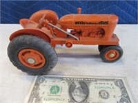 Early Poly/Plastic ALLIS CHALMERS 8" Toy Tractor