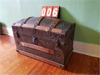 small antique steamer trunk