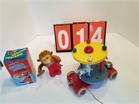 musical monkey wind up, Brio carousel