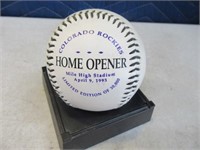 COLO ROCKIES LtdEd 1993 Opening Day Baseball
