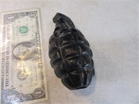 Cast Iron Hand Grenade Paperweight Decor