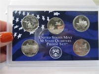 2004 US 5pc Quarter Proof SET