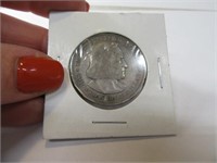 1893 Columbia Half Dollar Coin in sleeve