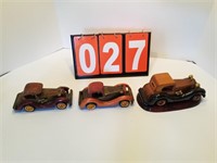 wood toy cars