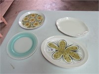 Lot of 4 Plates and Platers (1 Mikasa)