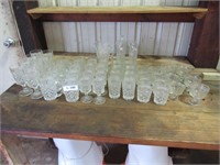 40+ pc Cut Glass Set