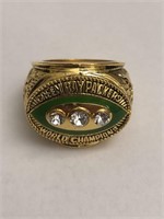 Starr Replica Packers Super Bowl Ring - Size 11