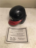 Greg Maddux Auto Mini Helmet W/COA