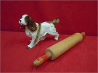 DOG #& RED HANDLE ROLLING PIN