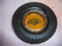 Goodyear Tire Ashtray  - Yellow