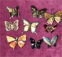 Large lot of Vintage Butterflly Pins